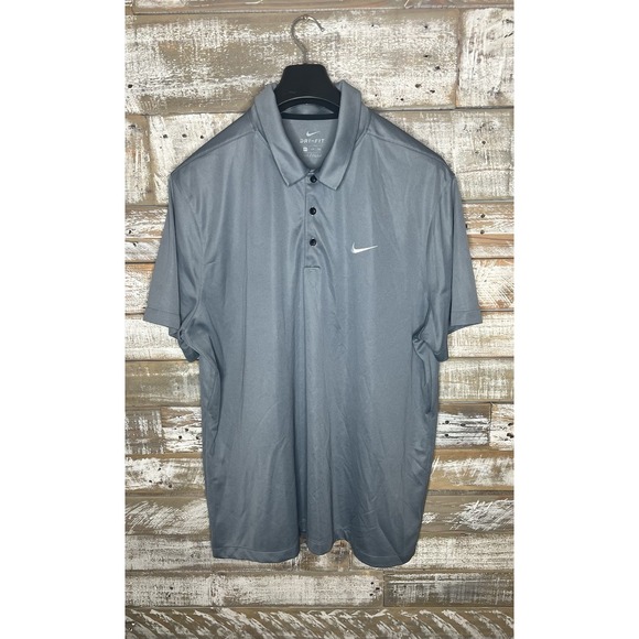 Nike Other - Nike Mens Dri Fit Grey‎ Polo Shirt XXL